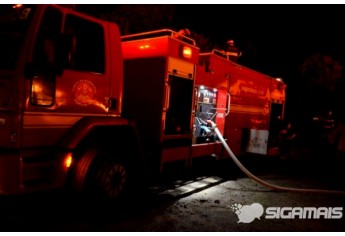 Incêndio destrói galpão de empresa em Lucélia