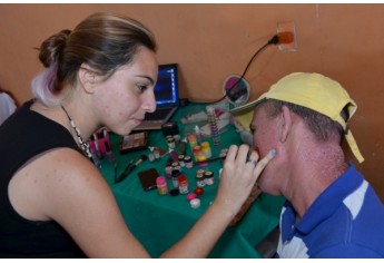Celebração marcou a data dos pacientes aniversariantes do mês, da Pai Nosso Lar (Foto: Siga Mais).