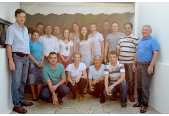 Prefeito Ivo Santos e colaboradores da AMNAP (Foto: Acácio Rocha)