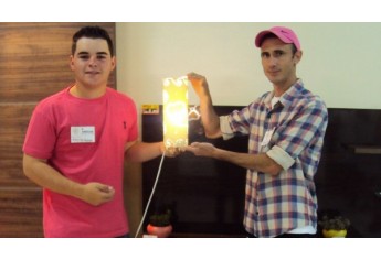 Produtos criados pelos estudantes foram demonstrados em evento na Escola (foto: Cedida)