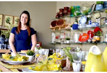 Carol Furquim |Lemon Home and Gift: decoração de interiores em Adamantina (Foto: Acácio Rocha).