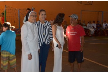 Celebração marcou a data dos pacientes aniversariantes do mês, da Pai Nosso Lar (Foto: Siga Mais).