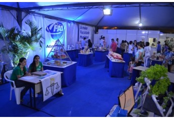 Estande da FAI, na ExpoVerde 2015. (Foto: Acacio Rocha)