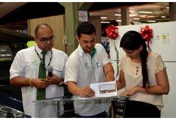 Entrega dos prêmios da Campanha Cliente Feliz, na Cocipa (Foto: Maikon Moraes).