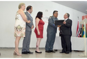 Solenidade do Poder Judiciário homenageia autoridades em Adamantina, na passagem do Dia do Patrono do Fórum local (Foto: Maikon Moraes/Siga Mais).