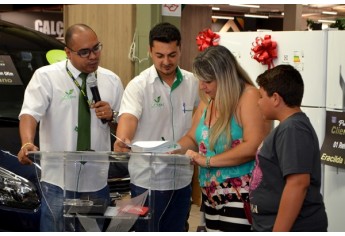 Entrega dos prêmios da Campanha Cliente Feliz, na Cocipa (Foto: Maikon Moraes).