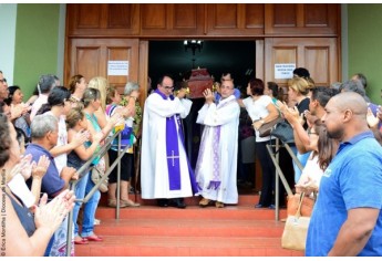 Sepultamento do Padre Manoel Cirino, em Marília (Foto: Érica Montilha | Diocese de Marília).