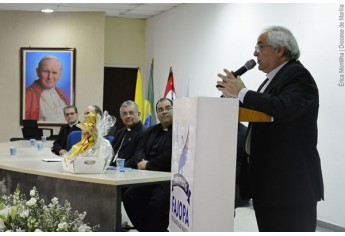 Núncio Apostólico no Brasil, Dom Giovanni d'Aniello, visitou a Diocese de Marília (Foto: Erica Montilha I Diocese de Marília).
