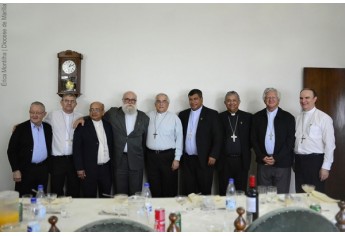 Núncio Apostólico no Brasil, Dom Giovanni d'Aniello, visitou a Diocese de Marília (Foto: Erica Montilha I Diocese de Marília).
