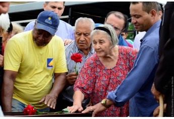 Sepultamento do Padre Manoel Cirino, em Marília (Foto: Érica Montilha | Diocese de Marília).