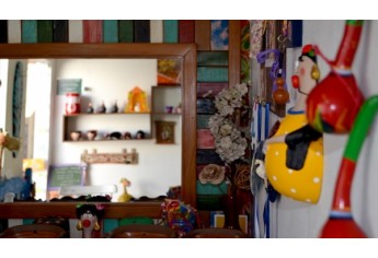 Iris e Patty Ateliê - Arte em Cabaça (Foto: Acácio Rocha).