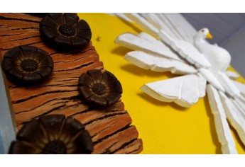 Iris e Patty Ateliê - Arte em Cabaça (Foto: Acácio Rocha).