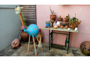 Iris e Patty Ateliê - Arte em Cabaça (Foto: Acácio Rocha).