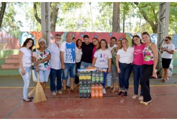 Lar dos Velhos recebeu parte dos materiais arrecadados e não consumidos (Foto: Siga Mais).