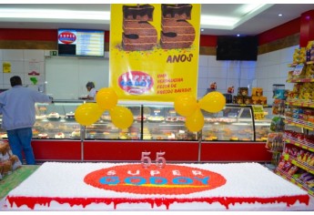 Comemorações dos 55 anos do Supermercado Godoy (Foto: Maikon Moraes/Siga Mais).