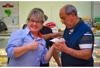 Comemorações dos 55 anos do Supermercado Godoy (Foto: Maikon Moraes/Siga Mais).