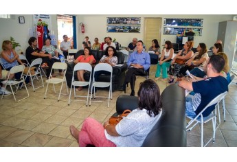 Nova reunião regional com professores representantes de escolas foi realizada n CPP em Adamantina (Foto: Maikon Moraes/Siga Mais).