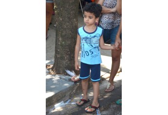 Festa para crianças é realizada há 30 anos, por iniciativa e liderança da administradora Vera Lúcia de Assunção (Foto: Maikon Moraes/Siga Mais).