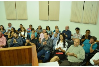 Convenções confirmam Márcio Cardim e Ana Romanini Micheloni (DEM) para prefeito e vice (Foto: Fernando Sato).
