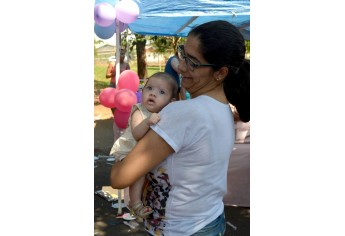 Festa para crianças é realizada há 30 anos, por iniciativa e liderança da administradora Vera Lúcia de Assunção (Foto: Maikon Moraes/Siga Mais).