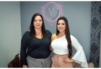 Daniele Sampaio Angeli e Daiane Angeli Cardoso: mãe e filha juntas nos negócios (Foto: Maikon Moraes).