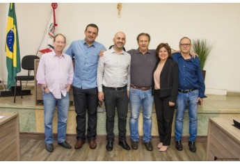 Presidente estadual do DEM é recebido em Adamantina e oficializa nova composição da Provisória Municipal do partido (Foto: Fernando Sato/Coruja Comunicação).