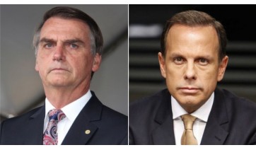 Jair Bolsonaro e João Dória são os mais votados em Adamantina, segundo números da Justiça Eleitoral (Reprodução).