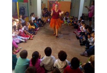 Crianças de EMEI Monteiro Lobato participaram de ações que abordaram práticas sustentáveis, com foco na conscientização (Foto: Cedida).