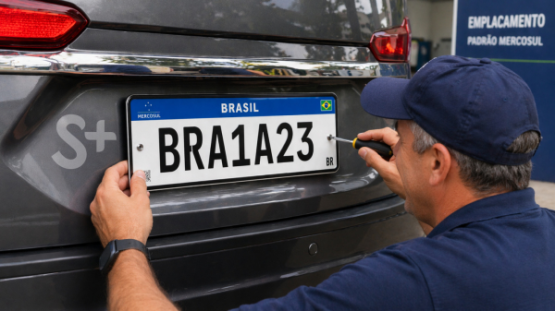 Câmara e Senado aprovam proposta de recolocação de município e estado nas placas dos carros