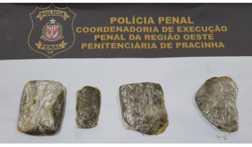 Irmã e a esposa de presos são flagradas tentando entrar com drogas na Penitenciária de Pracinha