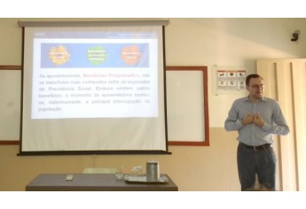 Técnicos falaram sobre os principais benefícios pagos pela Previdência Social aos segurados (Foto: Cedida).