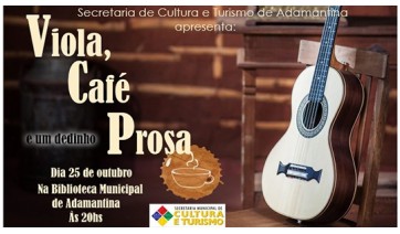 Evento tem entrada franca, nesta sexta-feira (25), na Biblioteca Municipal de Adamantina (Divulgação).