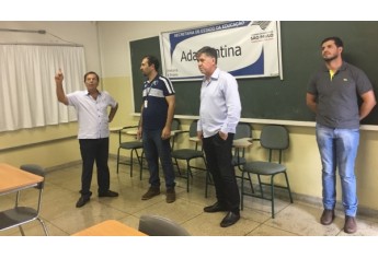 Técnicos do Centro Paula Souza estiveram nesta quinta-feira em Adamantina, visando a implantação da FATEC no antigo Cefam (Foto: Da Assessoria).