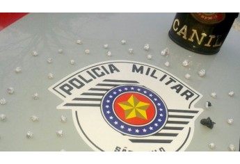 Canil da Polícia Militar foi acionado e atuou na localização de 41 pedras de crack na casa de traficante, em Adamantina (Foto: Polícia Militar/Cedida).