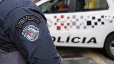 Homem é preso após agredir ex-companheira grávida, e ameaças a ela e a policiais militares