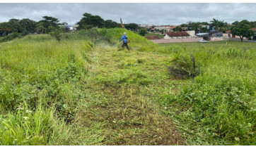 Reforço no serviço de roçadas em Adamantina já está em andamento em diversos pontos do município