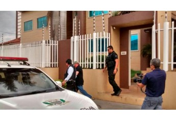 Polícia Civil de São Paulo realiza busca e apreensão em Cuiabá/MT (Foto: Cedida/Deinter 8).