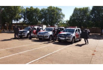 Força Tática da PM faz treinamento prático para controle de multidões (Foto: Cedida/PM).