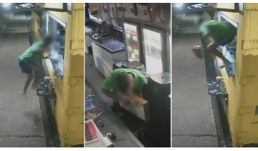 Homem quebra vidro em trailer de lanche, invade espaço e furta pacotes de batata-palha na madrugada