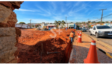Supermercado Godoy inicia obras de novo estacionamento com previsão de 50 vagas