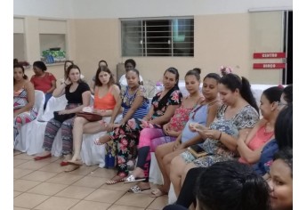 Novo encontro de gestantes foi realizado pela equipe do PAS II, mobilizando mulheres grávidas atendidas na área da unidade básica de saúde (Foto: Cedida).