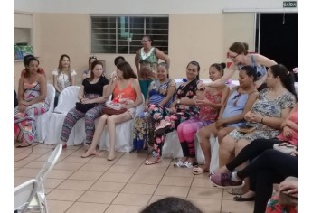 Novo encontro de gestantes foi realizado pela equipe do PAS II, mobilizando mulheres grávidas atendidas na área da unidade básica de saúde (Foto: Cedida).