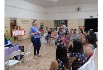 Novo encontro de gestantes foi realizado pela equipe do PAS II, mobilizando mulheres grávidas atendidas na área da unidade básica de saúde (Foto: Cedida).