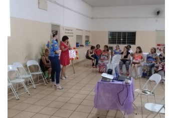 Novo encontro de gestantes foi realizado pela equipe do PAS II, mobilizando mulheres grávidas atendidas na área da unidade básica de saúde (Foto: Cedida).