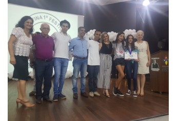 Festival e Concurso Literário teve encerramento com entrega de premiações no Anfiteatro da Biblioteca Municipal (Foto: Cedida).