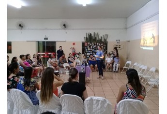 Novo encontro de gestantes foi realizado pela equipe do PAS II, mobilizando mulheres grávidas atendidas na área da unidade básica de saúde (Foto: Cedida).