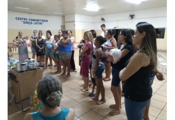 Atividade organizada pela equipe do PAS II amplia informações e orientações às gestantes (Foto: Cedida).