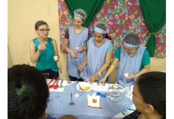 Atividade organizada pela equipe do PAS II amplia informações e orientações às gestantes (Foto: Cedida).