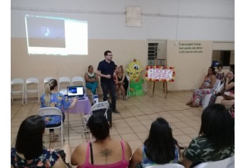 Novo encontro de gestantes foi realizado pela equipe do PAS II, mobilizando mulheres grávidas atendidas na área da unidade básica de saúde (Foto: Cedida).