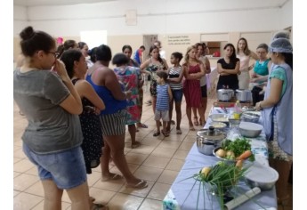 Atividade organizada pela equipe do PAS II amplia informações e orientações às gestantes (Foto: Cedida).